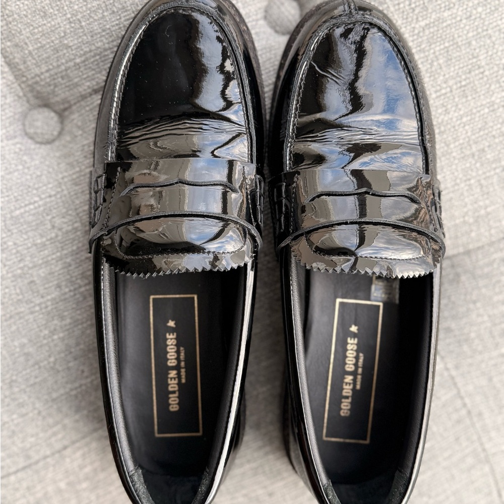 Golden Goose Glossy Black Men's Loafers - Picture 2 of 5